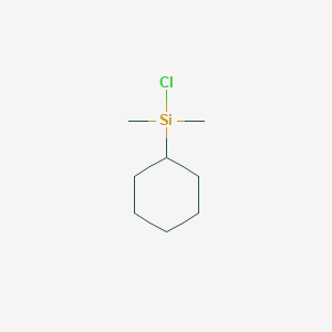 molecular formula C8H17ClSi B1630624 Chlorocyclohexyldimethylsilane CAS No. 71864-47-6