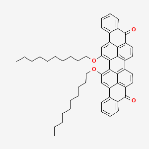 molecular formula C54H56O4 B1630629 16,17-Bis(decyloxy)violanthrone CAS No. 71550-33-9