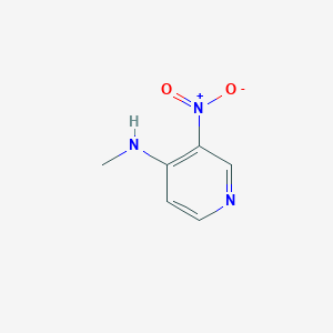 molecular formula C6H7N3O2 B163063 n-Methyl-3-nitropyridin-4-amine CAS No. 1633-41-6
