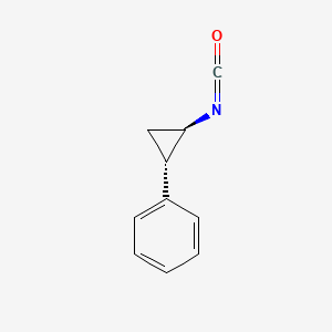 molecular formula C10H9NO B1630641 trans-2-Phenylcyclopropyl isocyanate CAS No. 35019-96-6