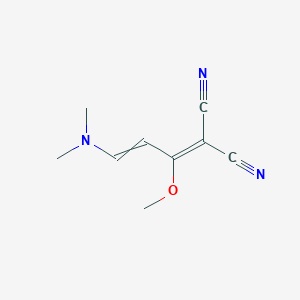 molecular formula C9H11N3O B1630655 2-[3-(Dimethylamino)-1-methoxy-2-propenylidene]malononitrile 