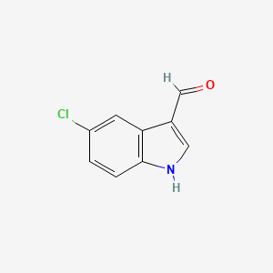 molecular formula C9H6ClNO B1630656 5-Chloroindole-3-carboxaldehyde CAS No. 827-01-0