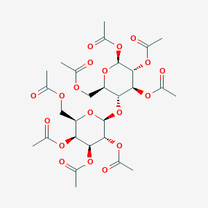 molecular formula C28H38O19 B1630657 Lactose octaacetate 