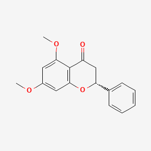 molecular formula C17H16O4 B1630675 (2R)-5,7-Dimethoxyflavanone 