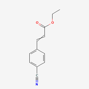 molecular formula C12H11NO2 B1630678 Ethyl 3-(4-cyanophenyl)prop-2-enoate 