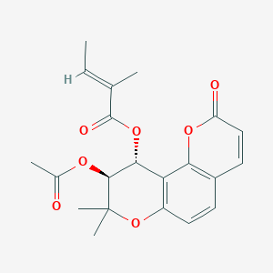 molecular formula C21H22O7 B1630682 Peucedanocoumarin III 