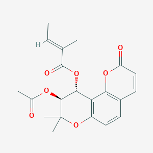 molecular formula C21H22O7 B1630682 Peucedanocoumarin III CAS No. 130464-57-2