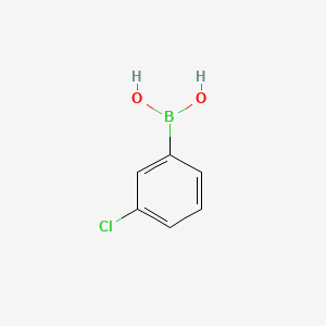 molecular formula C6H6BClO2 B1630686 3-Chlorophenylboronic acid CAS No. 63503-60-6