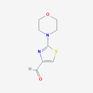 molecular formula C8H10N2O2S B163073 2-Morpholinothiazole-4-carbaldehyde CAS No. 126533-97-9