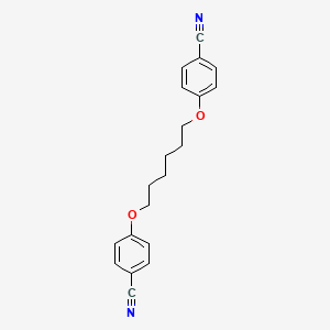 B1630751 4,4'-[Hexane-1,6-diylbis(oxy)]bisbenzonitrile CAS No. 94291-61-9