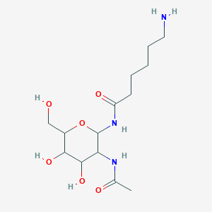 2-Acetamido-N-(e-aminocaproyl)-2-deoxy-beta-D-glucopyranosylamine