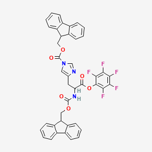 molecular formula C42H28F5N3O6 B1630761 Fmoc-His(Fmoc)-OPfp 