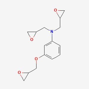 molecular formula C15H19NO4 B1630762 m-(2,3-Epoxypropoxy)-N,N-bis(2,3-epoxypropyl)aniline CAS No. 71604-74-5