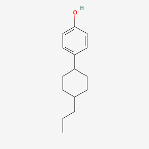 molecular formula C15H22O B1630764 4-(trans-4-Propylcyclohexyl)phenol CAS No. 81936-33-6
