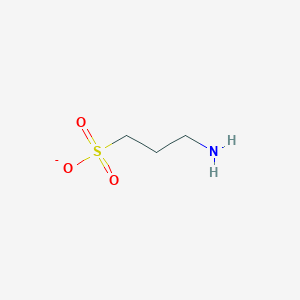 molecular formula C3H8NO3S- B1630789 3-Aminopropane-1-sulfonate 