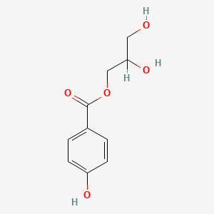 molecular formula C10H12O5 B1630803 2,3-二羟丙基-4-羟基苯甲酸酯 CAS No. 93778-15-5