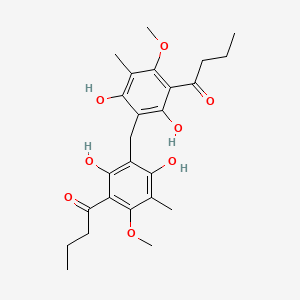 molecular formula C25H32O8 B1630843 假盾叶藤素 CAS No. 478-28-4