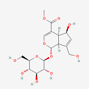 molecular formula C17H24O11 B1630850 Deacetyl asperulosidic acid methyl ester 