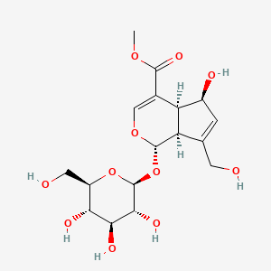 molecular formula C17H24O11 B1630850 Deacetyl asperulosidic acid methyl ester CAS No. 52613-28-2