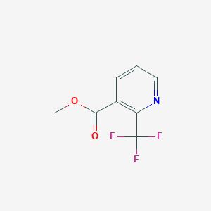 molecular formula C8H6F3NO2 B163087 Methyl 2-(trifluoromethyl)nicotinate CAS No. 136483-17-5