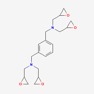 molecular formula C20H28N2O4 B1630891 N,N,N',N'-Tetrakis(2,3-epoxypropyl)-m-xylene-alpha,alpha'-diamine CAS No. 63738-22-7