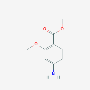 molecular formula C9H11NO3 B016309 Methyl 4-amino-2-methoxybenzoate CAS No. 27492-84-8