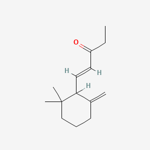 molecular formula C14H22O B1630915 1-(2,2-Dimethyl-6-methylenecyclohexyl)pent-1-en-3-one CAS No. 27417-37-4