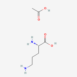 molecular formula C7H16N2O4 B1630918 L-Ornithine acetate CAS No. 60259-81-6