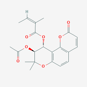 molecular formula C21H22O7 B1630949 Peucedanocoumarin II 
