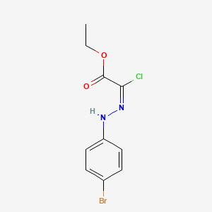Ethyl 2-chloro-2-[2-(4-bromophenyl)hydrazono]-acetate