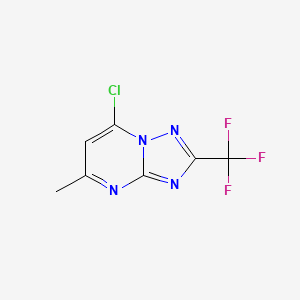 molecular formula C7H4ClF3N4 B1630966 7-Chloro-5-methyl-2-(trifluoromethyl)-[1,2,4]triazolo[1,5-a]pyrimidine CAS No. 885461-50-7