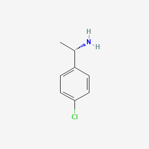 molecular formula C8H10ClN B1630968 (S)-1-(4-Chlorophenyl)ethylamine CAS No. 4187-56-8
