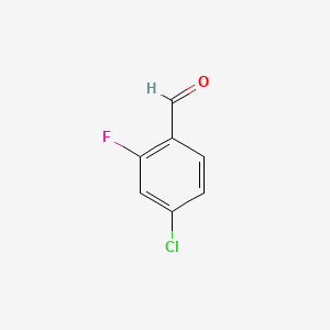 molecular formula C7H4ClFO B1630973 4-Chloro-2-fluorobenzaldehyde CAS No. 61072-56-8