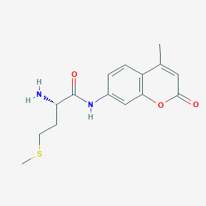 molecular formula C15H18N2O3S B1630974 (2S)-2-amino-N-(4-methyl-2-oxochromen-7-yl)-4-methylsulfanylbutanamide 