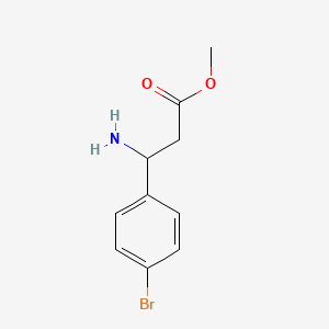 molecular formula C10H12BrNO2 B1630989 Methyl 3-amino-3-(4-bromophenyl)propanoate CAS No. 453557-71-6