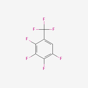 molecular formula C7HF7 B1630994 2,3,4,5-Tetrafluorobenzotrifluoride CAS No. 654-53-5
