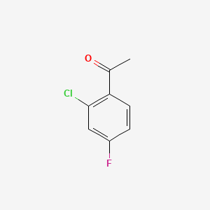molecular formula C8H6ClFO B1630997 2'-Chloro-4'-fluoroacetophenone CAS No. 700-35-6