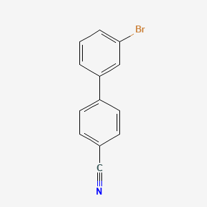molecular formula C13H8BrN B1631002 3'-溴-[1,1'-联苯]-4-腈 CAS No. 160521-46-0