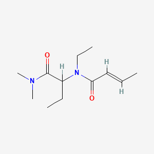 molecular formula C12H22N2O2 B1631032 Crotetamide CAS No. 604-64-8
