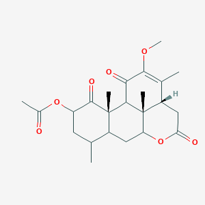 molecular formula C23H30O7 B1631035 Picrasin B acetate 