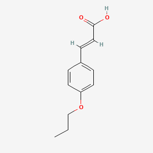 molecular formula C12H14O3 B1631038 3-(4-Propoxyphenyl)acrylic acid CAS No. 151539-67-2