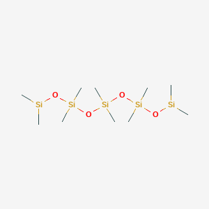 molecular formula C10H30O4Si5 B1631041 五甲基环戊硅氧烷, 1,1,3,3,5,5,7,7,9,9-十甲基- CAS No. 995-83-5
