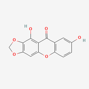molecular formula C14H8O6 B1631061 1,7-Dihydroxy-2,3-methylenedioxyxanthone 