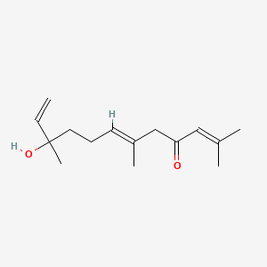 (6E)-10-hydroxy-2,6,10-trimethyldodeca-2,6,11-trien-4-one