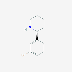 (S)-2-(3-Bromophenyl)piperidine