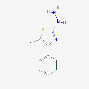 molecular formula C10H11N3S B163119 (5-Methyl-4-phenyl-thiazol-2-yl)-hydrazine CAS No. 137506-14-0