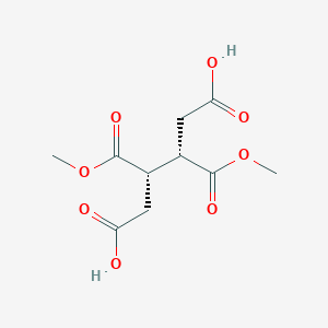 molecular formula C10H14O8 B1631214 (2r,3r)-Rel-1,2,3,4-butanetetracarboxylic acid, 2,3-dimethyl ester CAS No. 138405-05-7