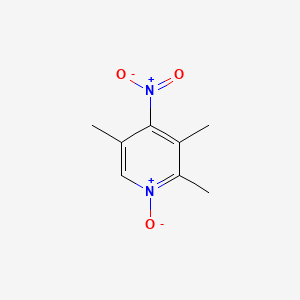 molecular formula C8H10N2O3 B1631223 2,3,5-Trimethyl-4-nitropyridine 1-oxide CAS No. 86604-79-7
