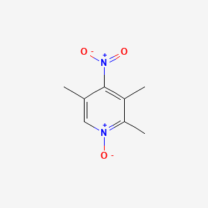 molecular formula C8H10N2O3 B1631223 4-Nitro-2,3,5-trimethylpyridine-N-oxide CAS No. 86604-79-7