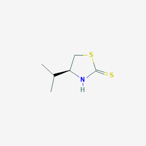 molecular formula C6H11NS2 B1631226 (S)-4-Isopropylthiazolidine-2-thione CAS No. 76186-04-4